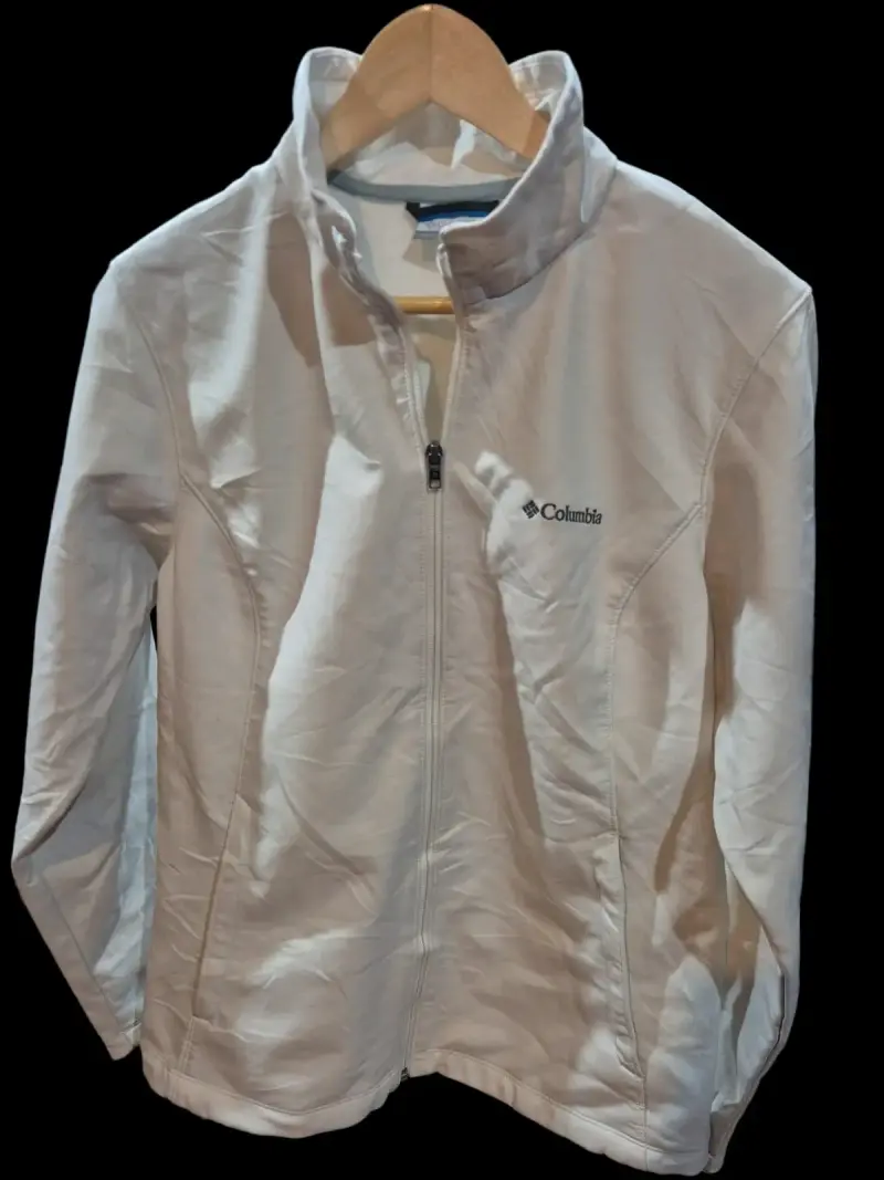 Chaqueta Columbia Mujer Blanca Impermeable - 3