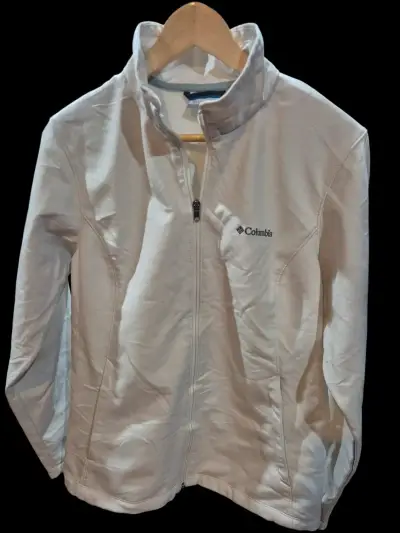 Chaqueta Columbia Mujer Blanca Impermeable - miniatura 3