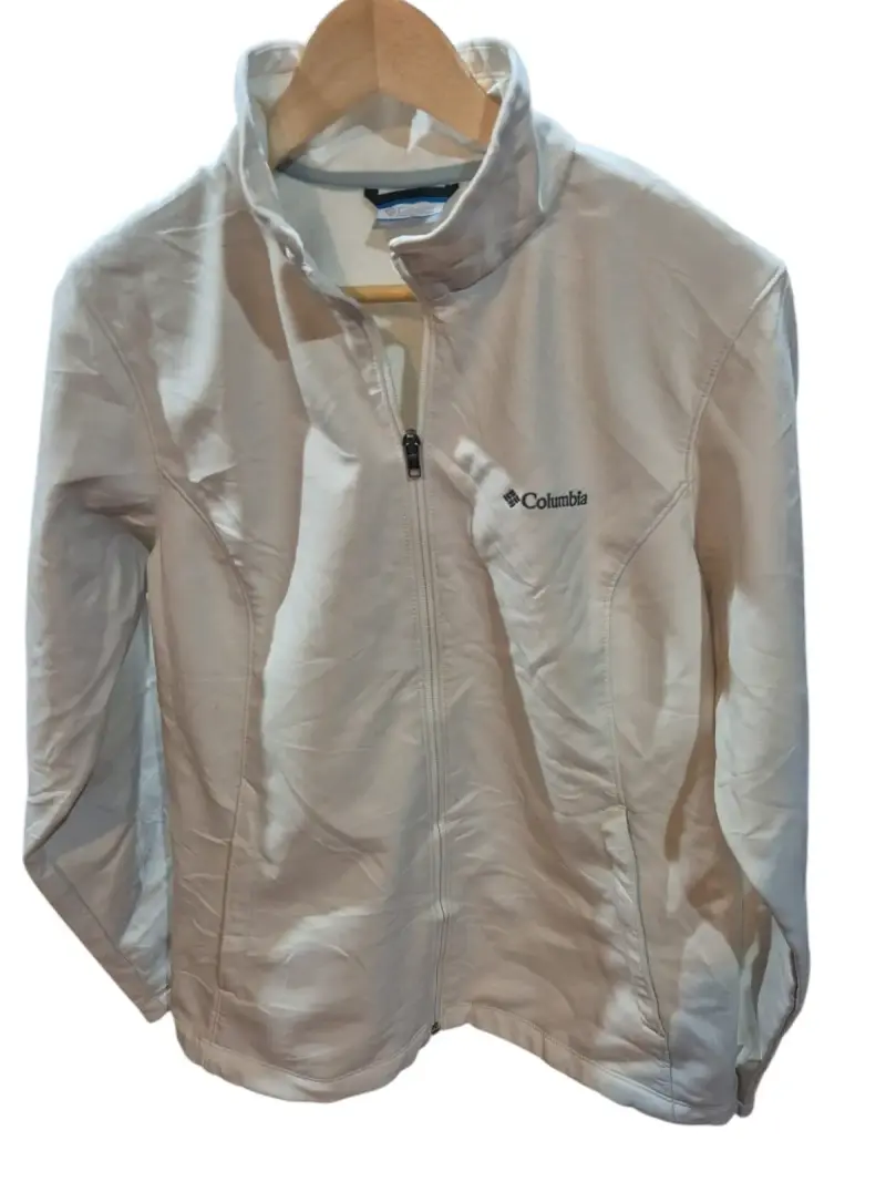 Chaqueta Columbia Mujer Blanca Impermeable - 5