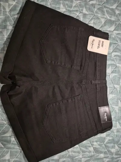 Shorts negros Pepe Jeans para mujer - miniatura 2