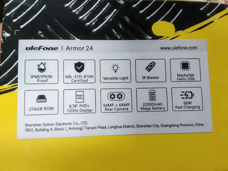 Smartphone Ulefone Armor 24 resistente al agua - 5