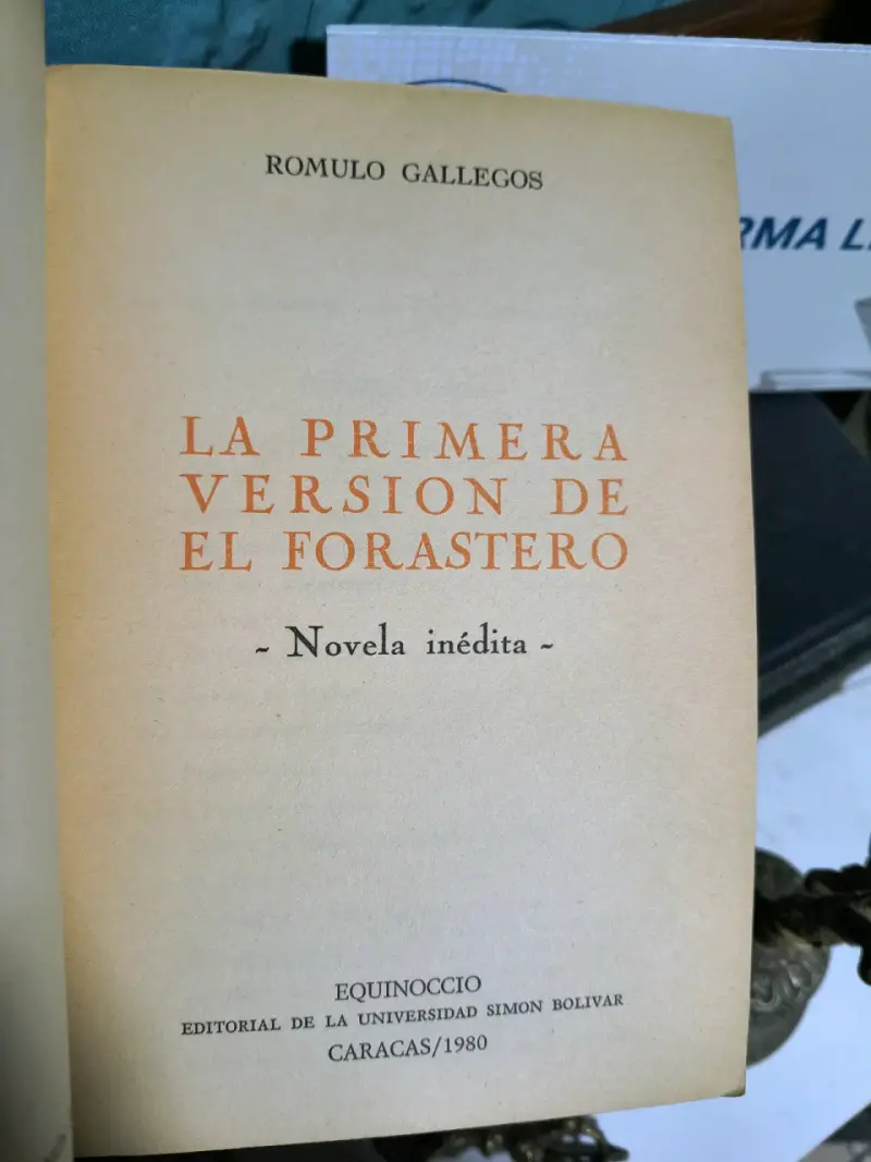 Primera Versión de El Forastero - 3