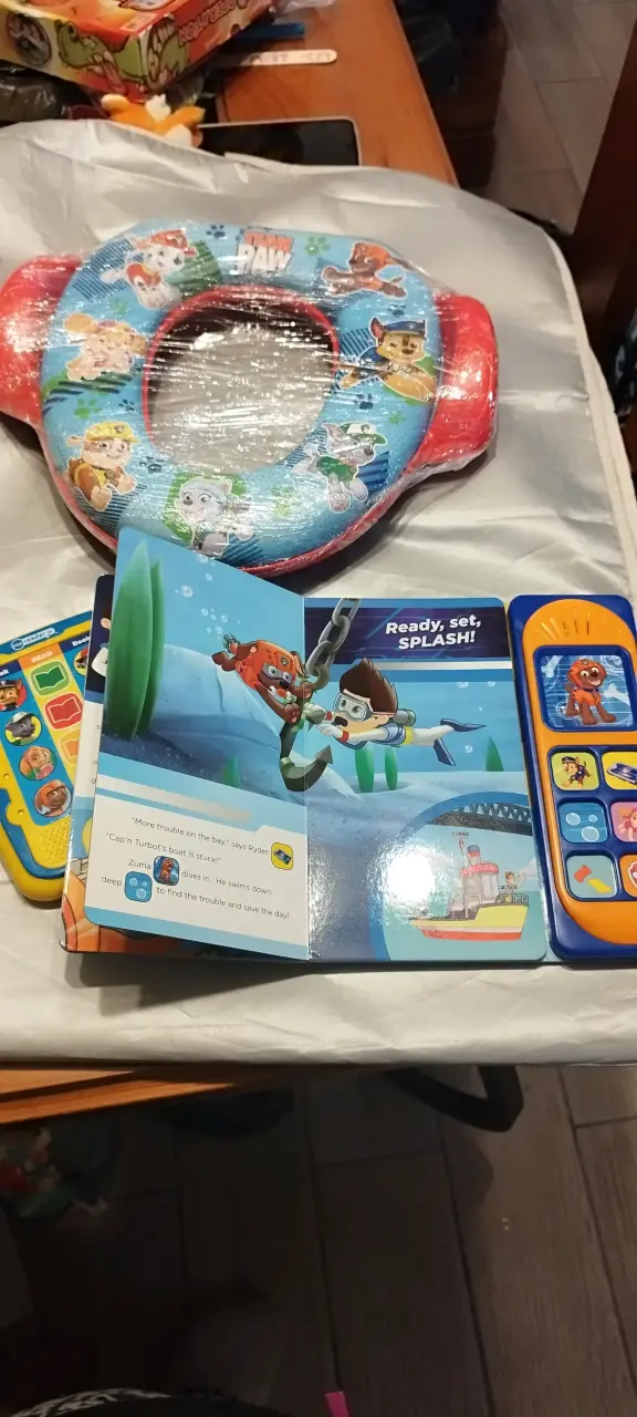 Set de libro y asiento Paw Patrol para niños - 2