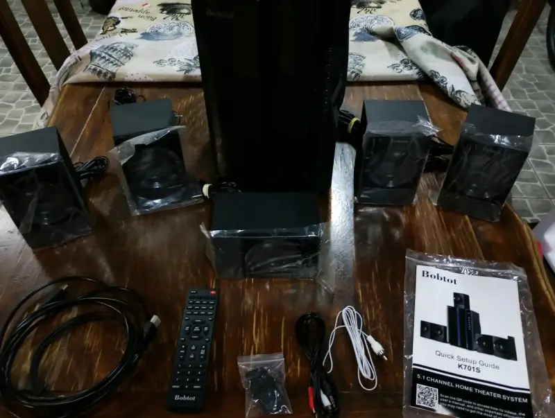 Sistema de sonido 5.1 Bobtot K701S con Bluetooth - 3
