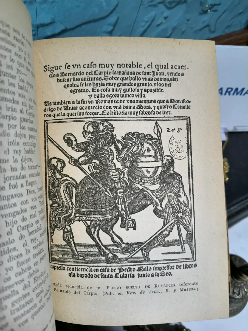 Libro antiguo 'Romances Viejos' Clásicos Ebro - 2