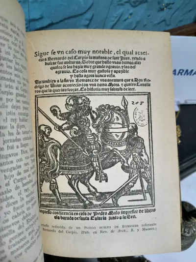 Libro antiguo 'Romances Viejos' Clásicos Ebro - miniatura 2