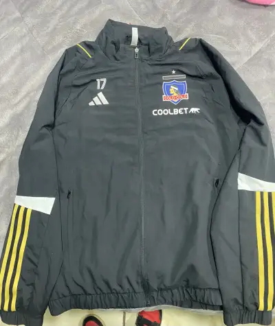 Chaqueta deportiva Adidas Colo-Colo negra - miniatura 2