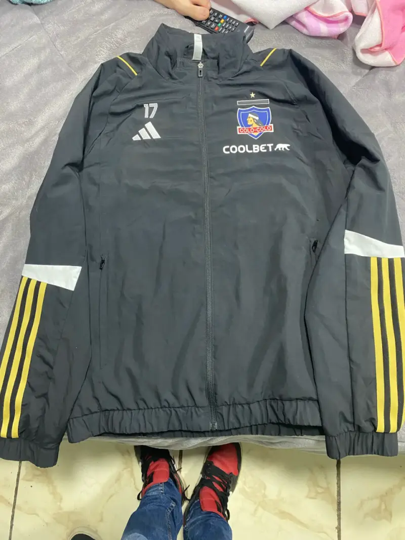 Chaqueta deportiva Adidas Colo-Colo negra - 3