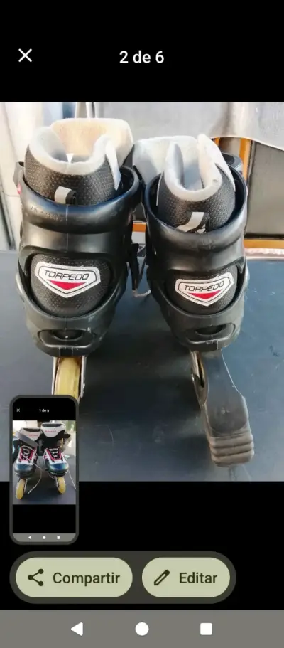 Patines en línea Torpedo ajustables - miniatura 2