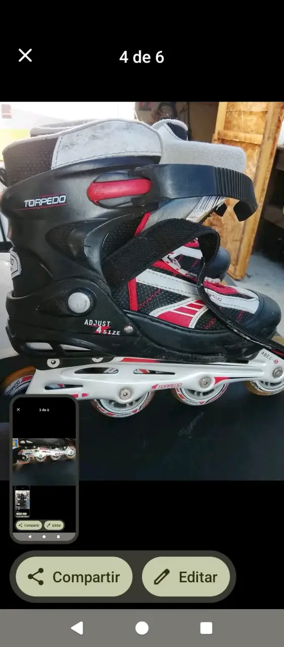 Patines en línea Torpedo ajustables - 3