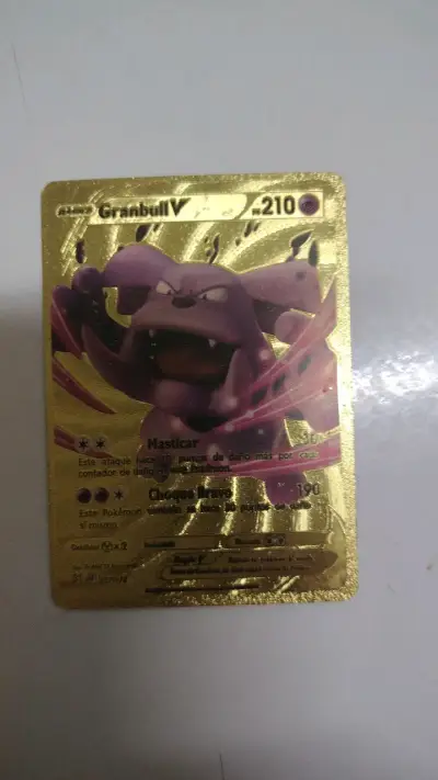 Carta Pokémon Granbull V holográfica - miniatura 1