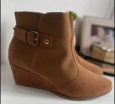 Botines Reno Beira Rio Camel - miniatura 2