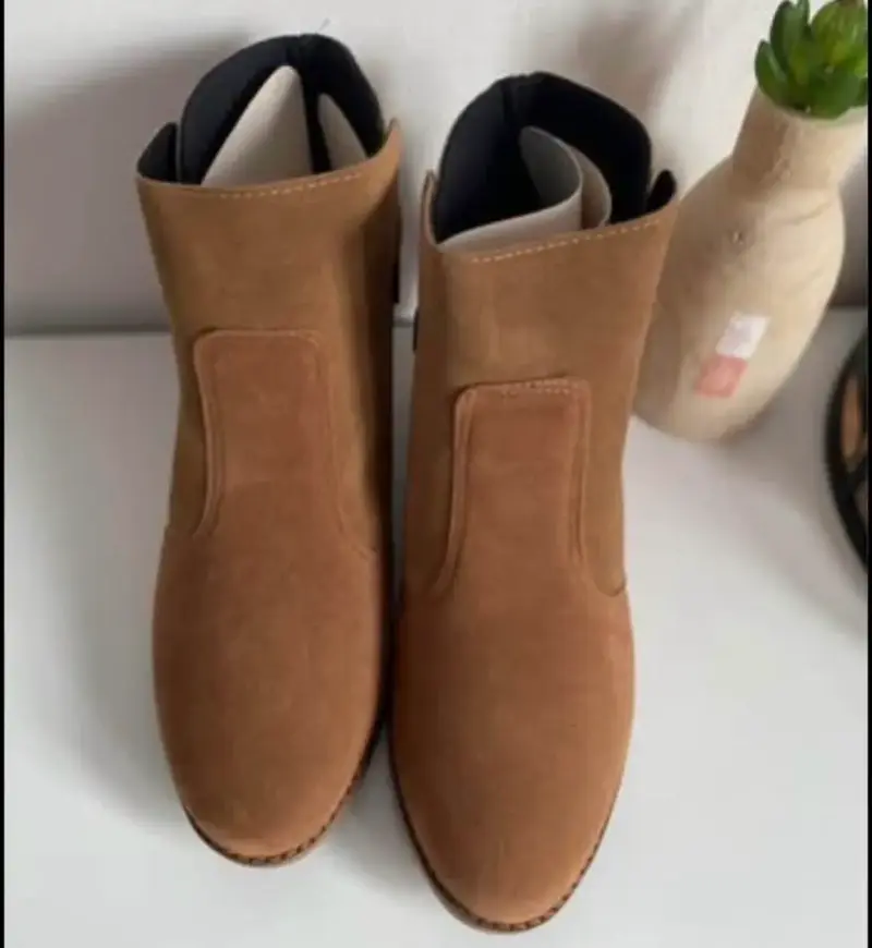 Botines Reno Beira Rio Camel - 4