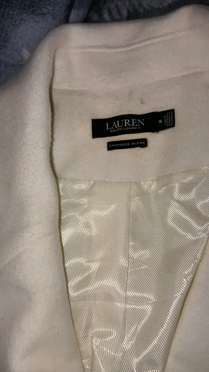 Abrigo blanco Lauren Ralph Lauren elegante - 3