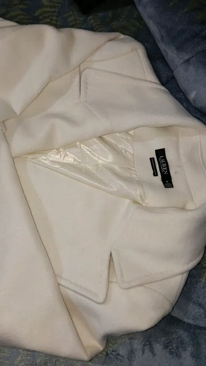 Abrigo blanco Lauren Ralph Lauren elegante - 4