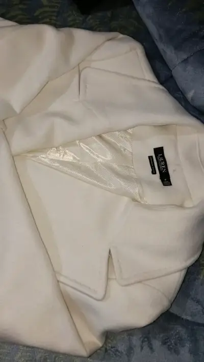 Abrigo blanco Lauren Ralph Lauren elegante - miniatura 4