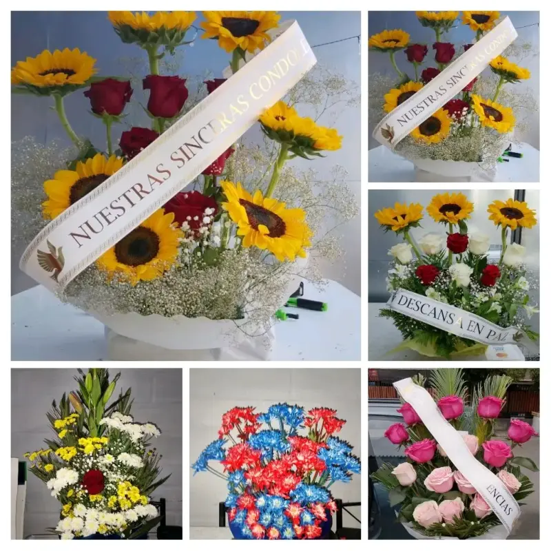 Arreglos Florales Funerarios con Mensajes Personalizados - 2