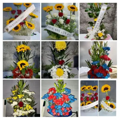 Arreglos Florales Funerarios con Mensajes Personalizados - miniatura 4