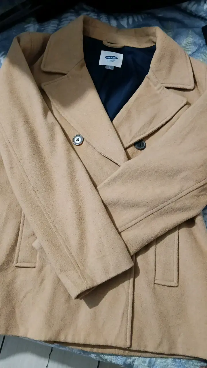 Abrigo beige de lana Old Navy para hombre - 3