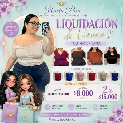 Polera Amapola de Lycra Full Elástica - miniatura 1