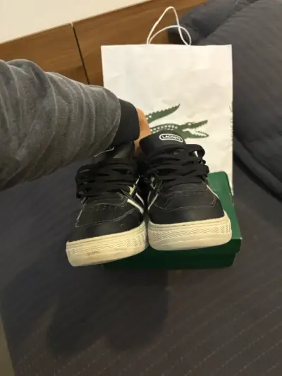 Zapatillas deportivas negras Lacoste - miniatura 5