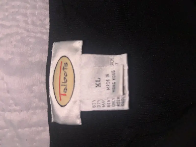 Cardigan negro de lana Talbots XL - 2