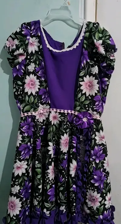 Vestido de huasa falso y abrigo - miniatura 2