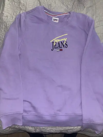 Polerón Tommy Jeans lila L - miniatura 1