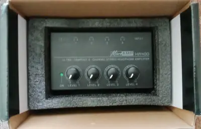 Amplificador de Auriculares Behringer MicroAMP HA400 - miniatura 4