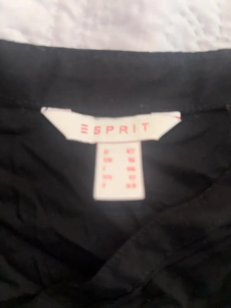Blusa negra de mujer Esprit con botones L - 2