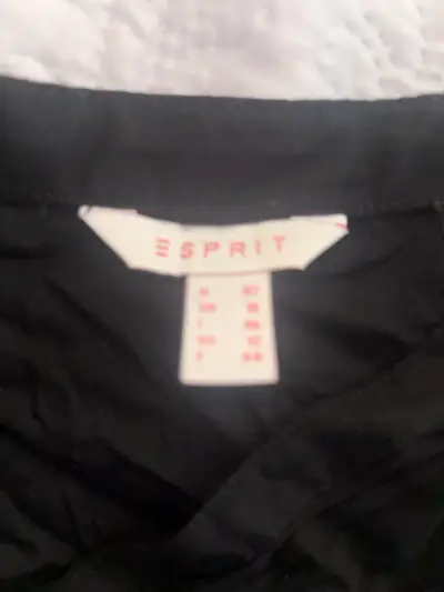 Blusa negra de mujer Esprit con botones L - miniatura 2