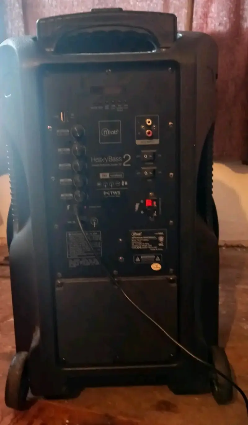 Parlante portátil Mlab Heavy Bass 2 con TWS - 3