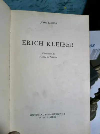 Libro antiguo 'Erich Kleiber' de John Russell - miniatura 2