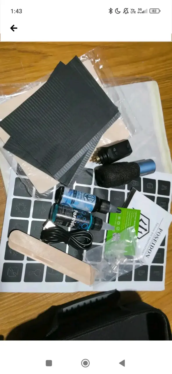 Kit de Tatuaje Completo Poseidon con Tintas y Agujas - 3