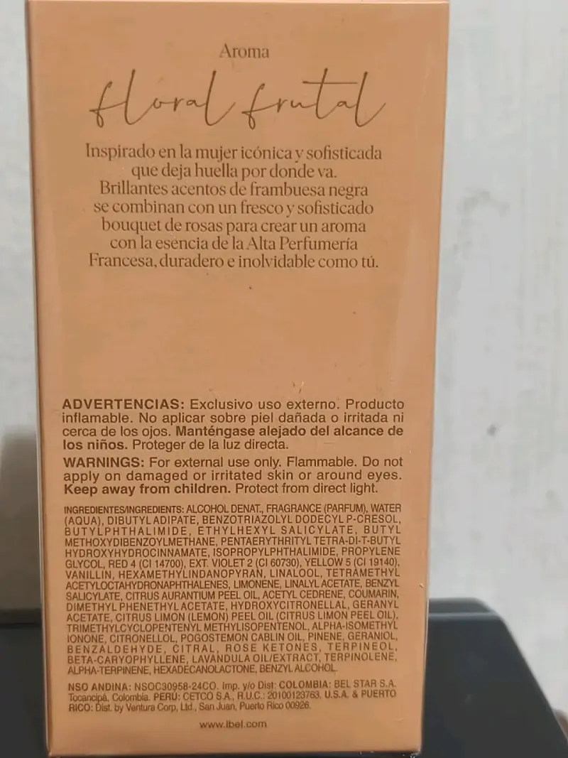 Perfume Miss L'Bel Floral Frutal 50 ml - 2
