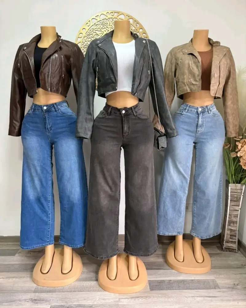 Chaquetas de cuero estilo biker en varios colores - 2