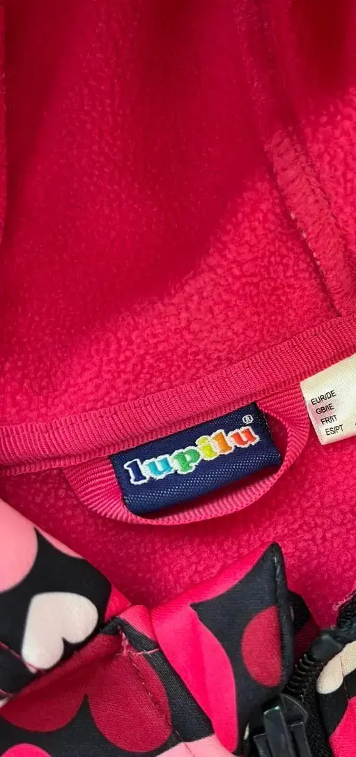 Enterito impermeable para niños con diseño de corazones - 5