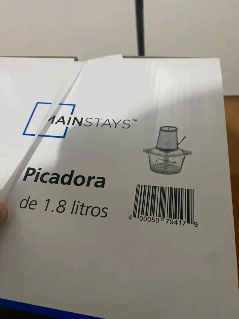 Picadora de Alimentos Mainstays 1.8 Litros 400W - 2