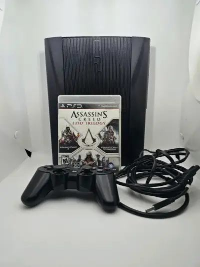Sony PlayStation 3 Super Slim 250GB + HEN + Juego - miniatura 3