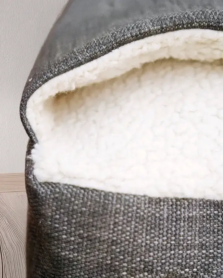 Cama perro con cubierta cálida y cómoda 110x85cm - 4