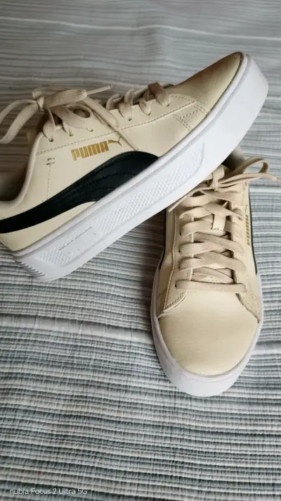 Zapatillas deportivas beige Puma para hombre - miniatura 2