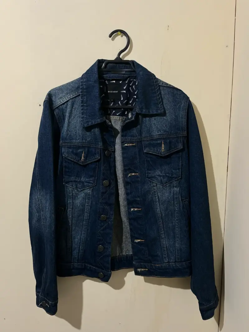 Chaqueta de mezclilla azul para mujer Basement - 2