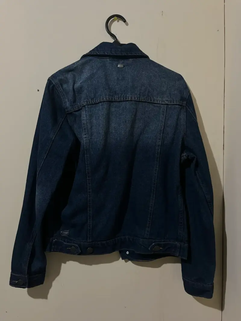 Chaqueta de mezclilla azul para mujer Basement - 4