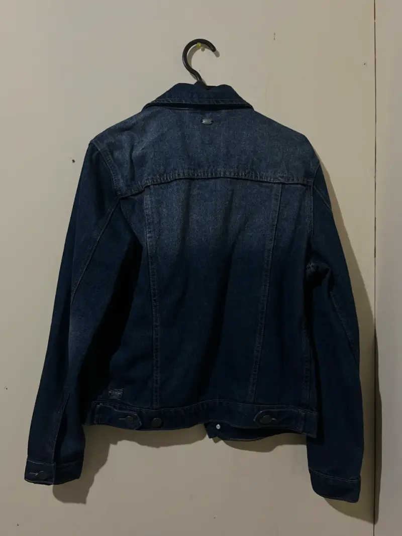 Chaqueta de mezclilla azul para mujer Basement - 5