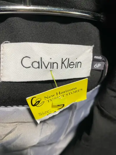Blazer negro Calvin Klein para mujer - miniatura 2