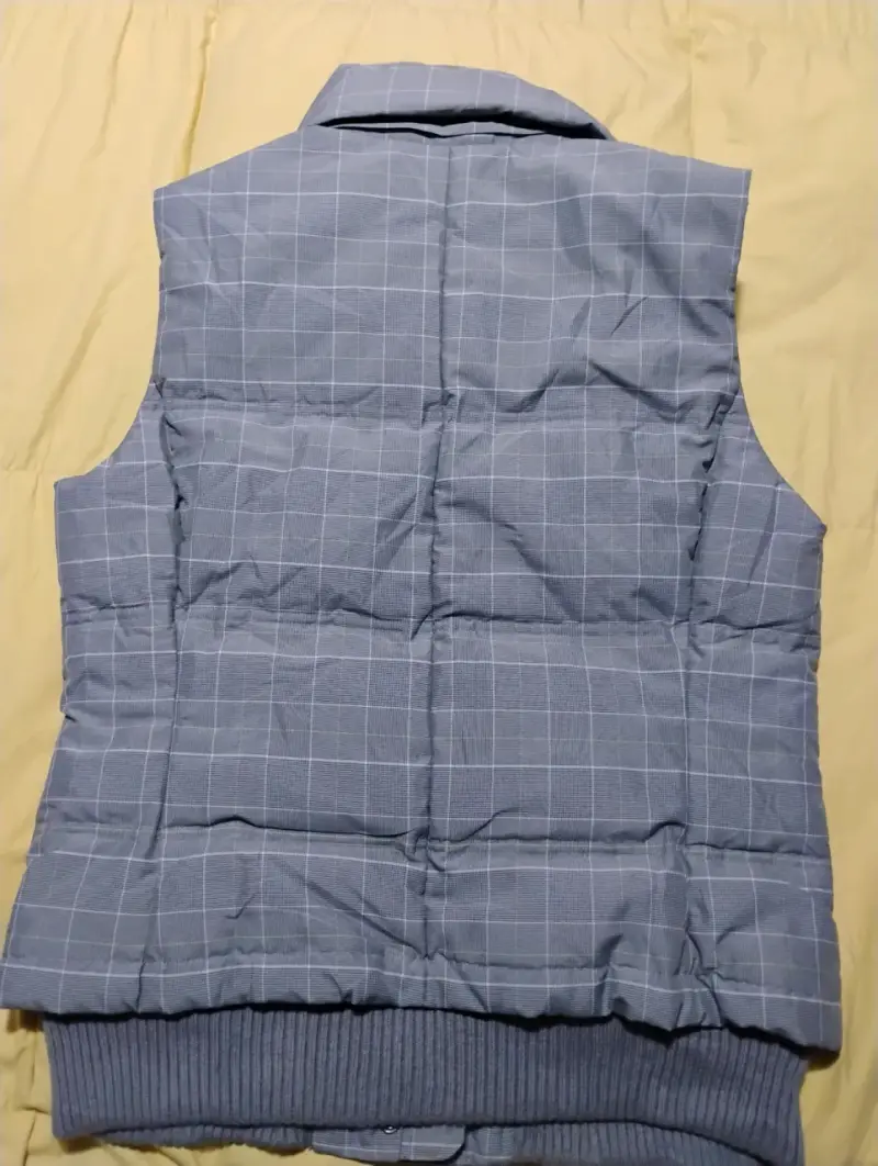Chaqueta sin mangas gris a cuadros Esprit - 2
