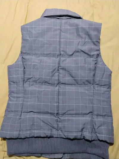 Chaqueta sin mangas gris a cuadros Esprit - miniatura 2