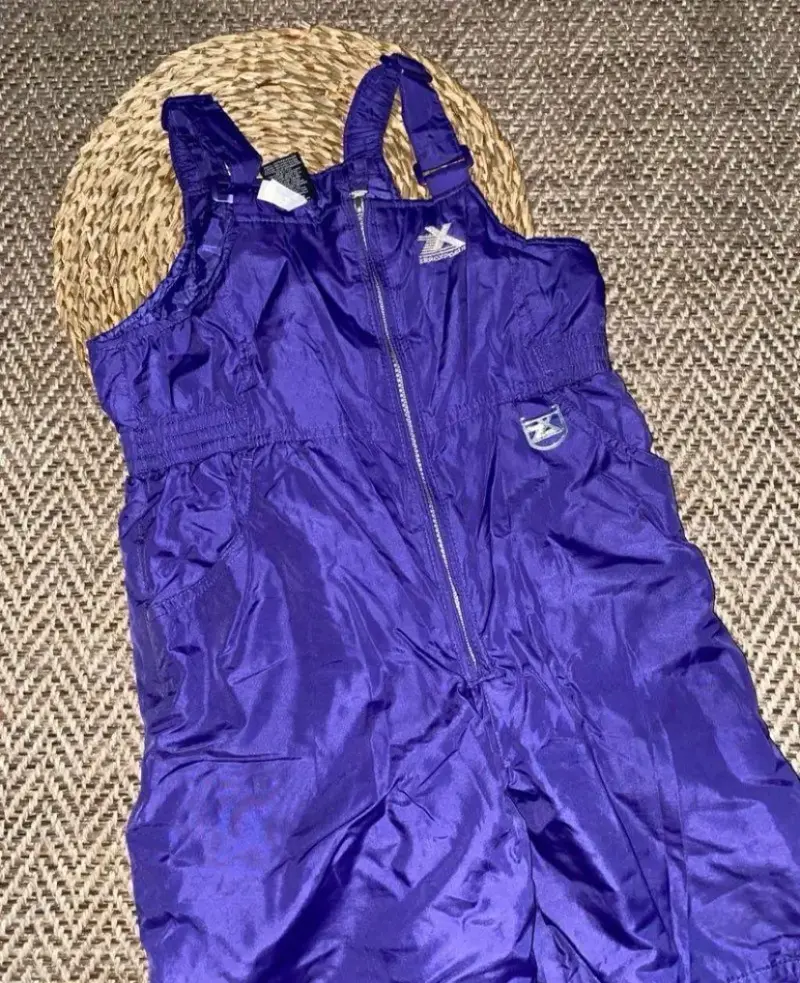 Enterito  de nieve infantil morado impermeable - 3