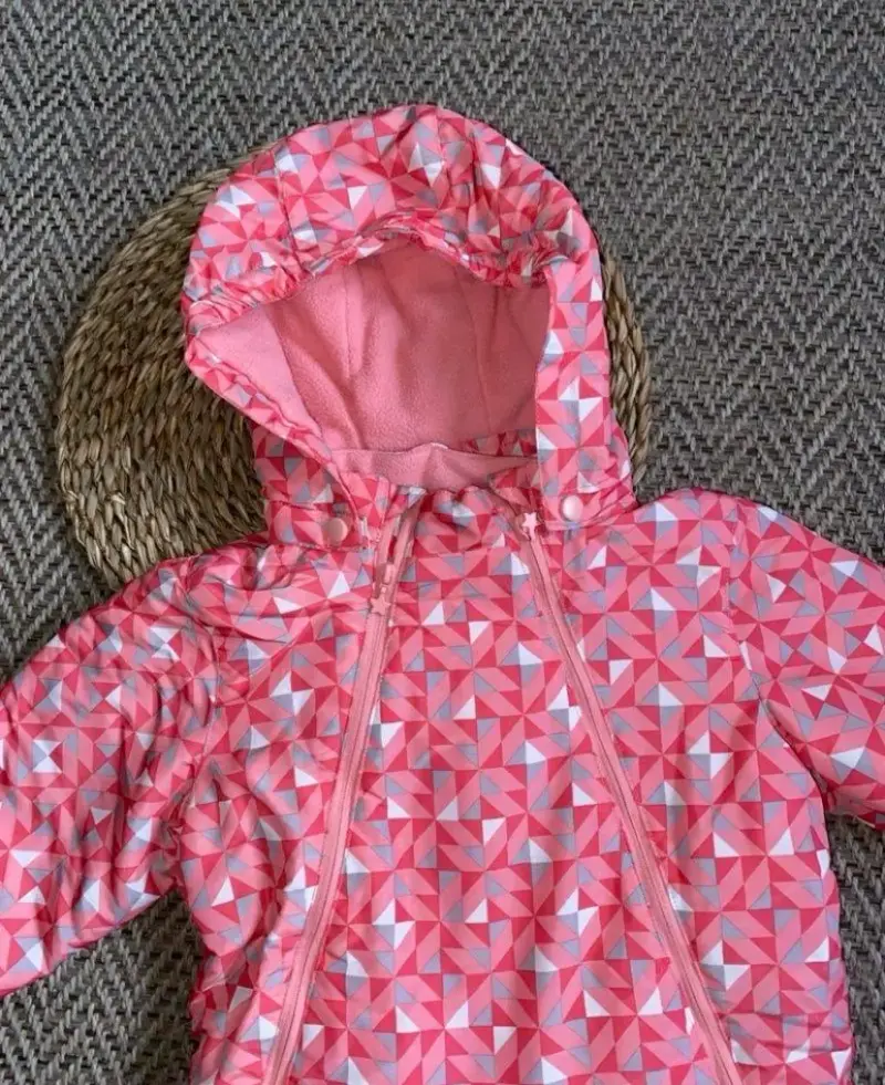 Enterito impermeable para bebé color rosa - 2