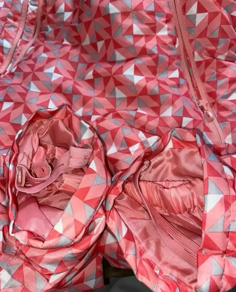 Enterito impermeable para bebé color rosa - 4